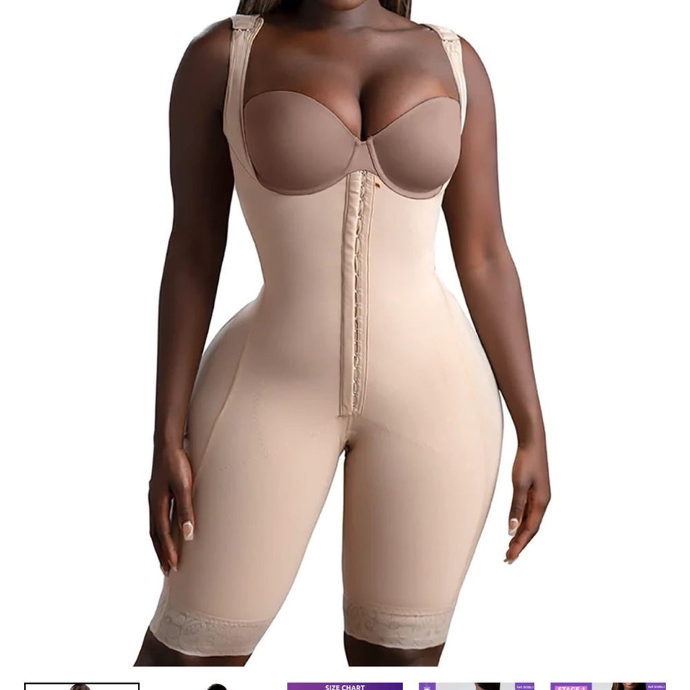 Snatched body BBL & Lipo | Stage 1 Faja Colombiana Post-Op | No Bra